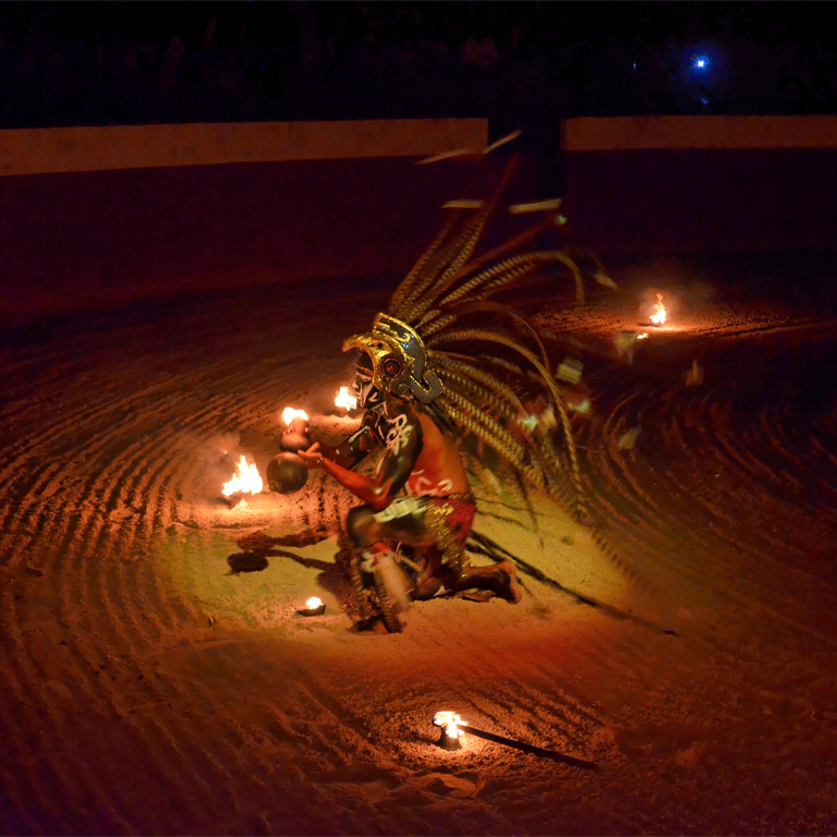 Mayan purification ceremony