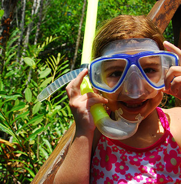 Nature-Park-Hacienda-Tres-Rios-Niña-Snorkel