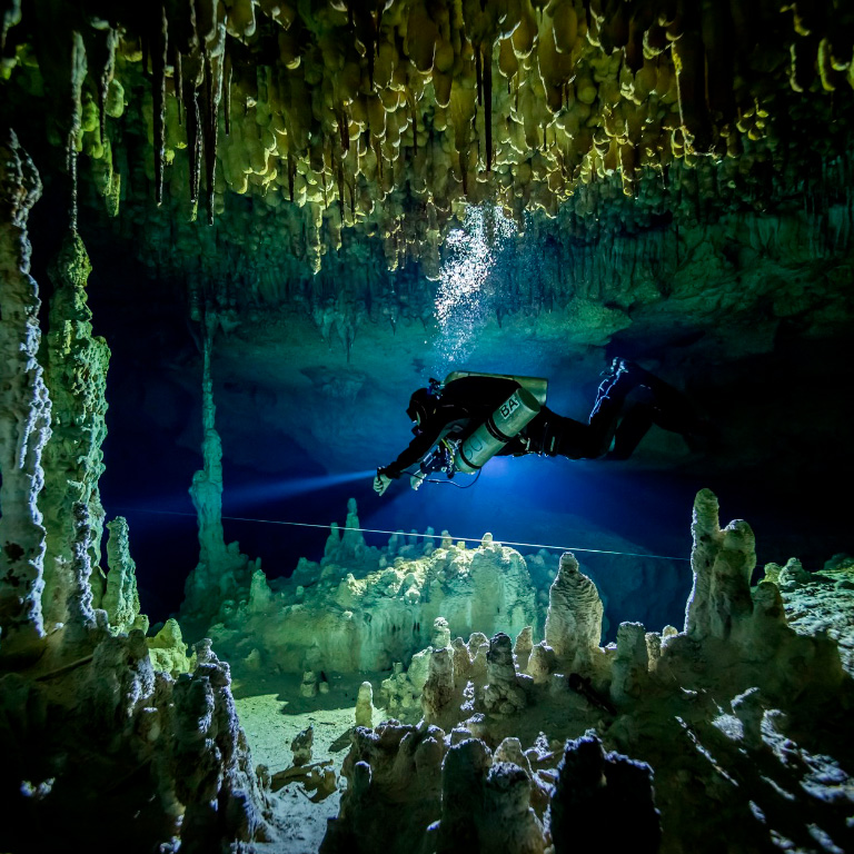 a grand underwater museum